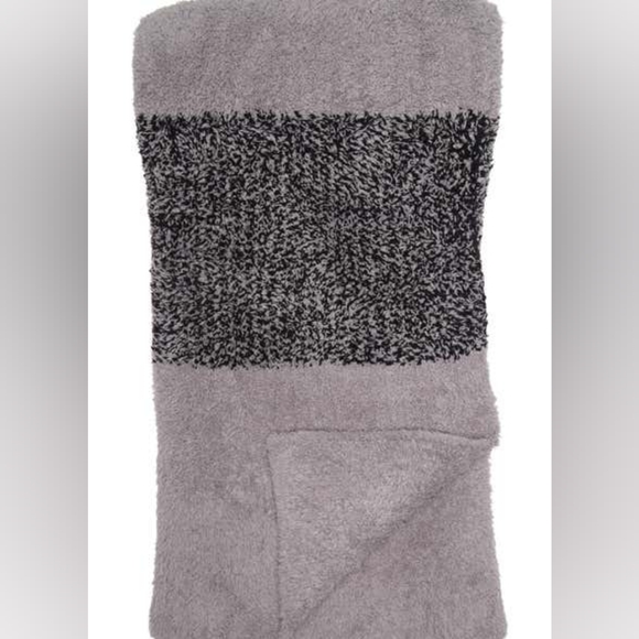 Barefoot Dreams Bedding New Barefoot Dreams Luxe Heathered Stripe